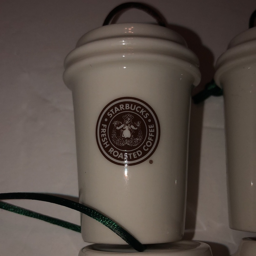 Starbucks Ornaments Lot-Starbucks Cups Ornaments 1971, 1992, 2011, 2011 Holiday - Picture 2 of 10